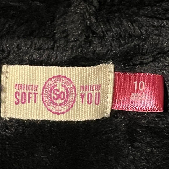 Girl’s So soft fleece jacket size 10 - Picture 3 of 3